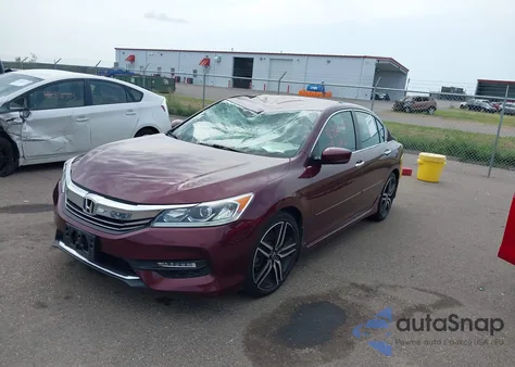2017 Honda Accord Sport Se z USA, uszkodzony, nr VIN 1HGCR2F10HA117597